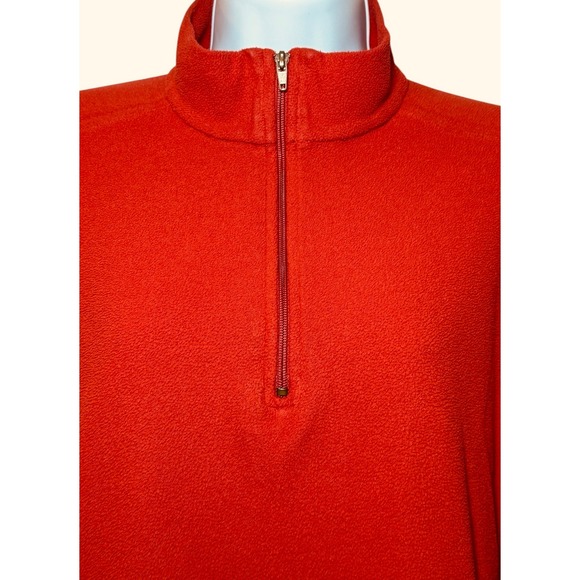 Patagonia Synchilla Womens M Fleece Pullover 1/4 Zip Sweatshirt Orange L/S - Picture 4 of 9